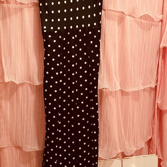 Polka dot NWT one piece jumpsuit - Picture 4 of 13